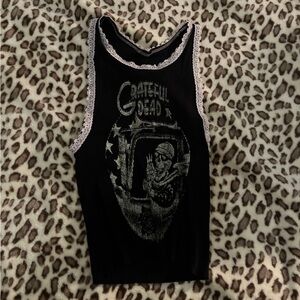 lace grateful dead tank top